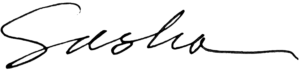 Sasha's signature